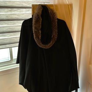 100% cashmere 100% fox fur